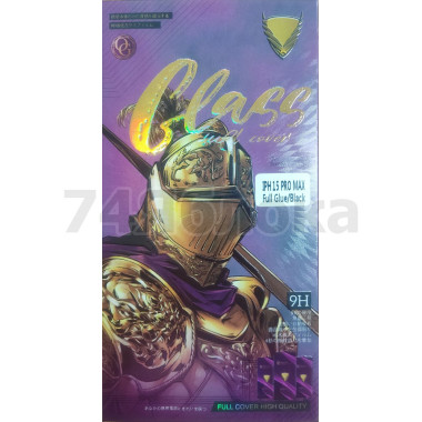 Защитное стекло iPhone 14 Pro OG Рыцарь С # СЕТКОЙ