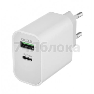 СЗУ 1 USB 1 Type-C QC3.0+PD max 4A