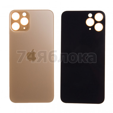 Заднее стекло iPhone 11 Pro MAX золотое оригинал EURO
